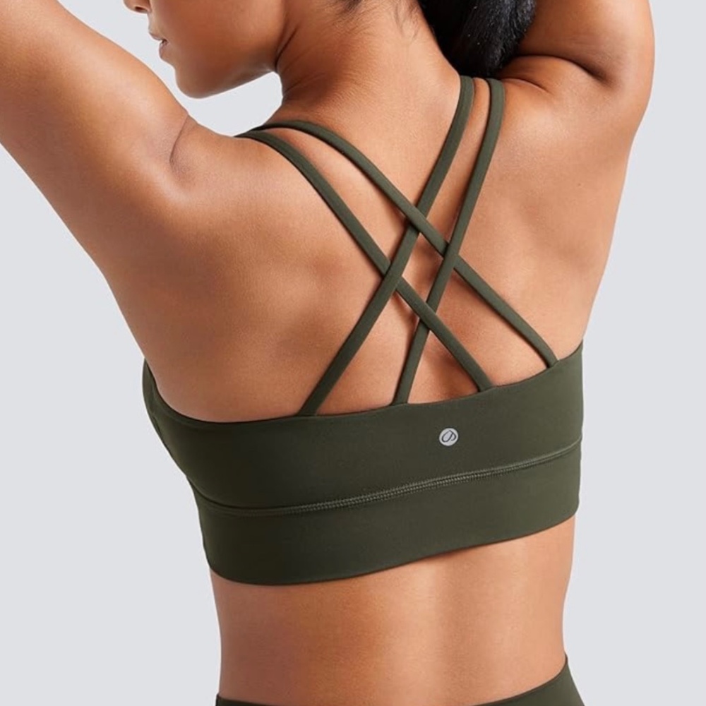 Butterluxe Longline Mold Bra | S | Olive Green